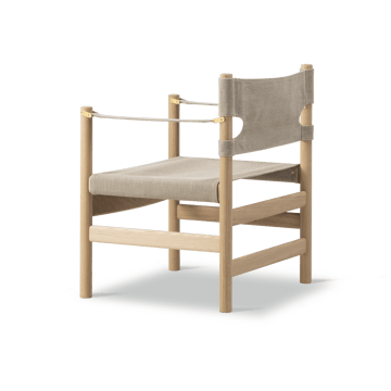 Canvas 21 karmstol - Naturell canvas, ljus oljad ek - Fredericia Furniture