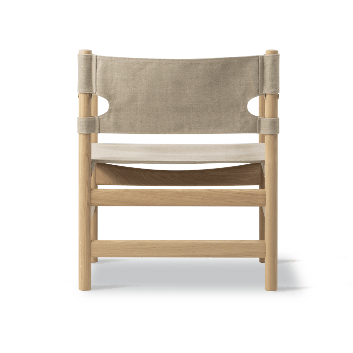 Canvas 21 karmstol, Naturell canvas, ljus oljad ek Fredericia Furniture