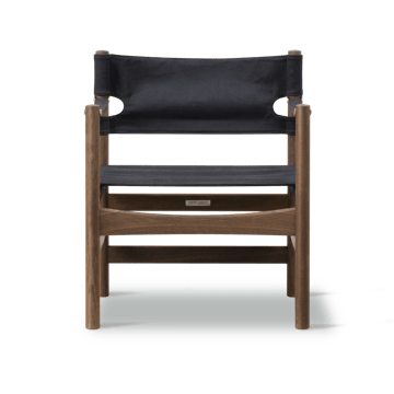 Canvas 21 karmstol - Svart canvas, oljad ek - Fredericia Furniture