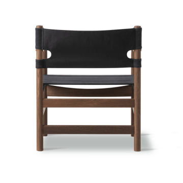 Canvas 21 karmstol - Svart canvas, oljad ek - Fredericia Furniture