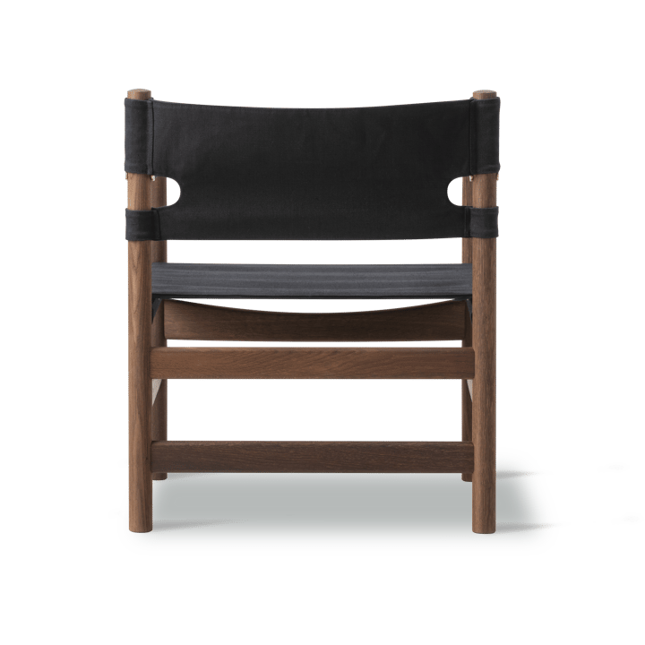 Canvas 21 karmstol, Svart canvas, oljad ek Fredericia Furniture