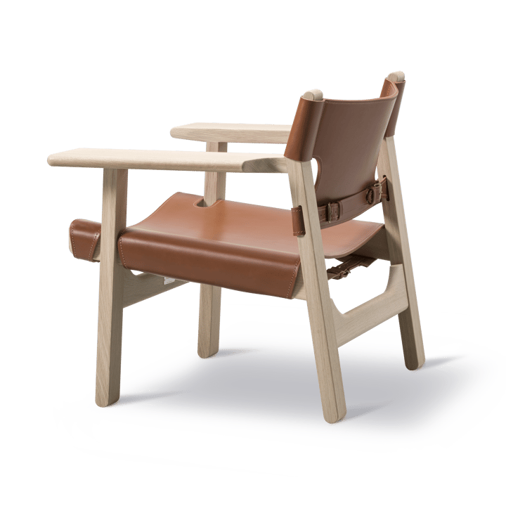 Den spanske stol fåtölj - läder cognac, ek ljus olja - Fredericia Furniture