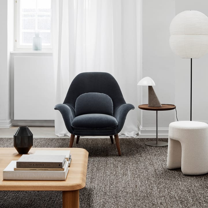 Fellow bordslampa, white, dark atlantico limestone Fredericia Furniture