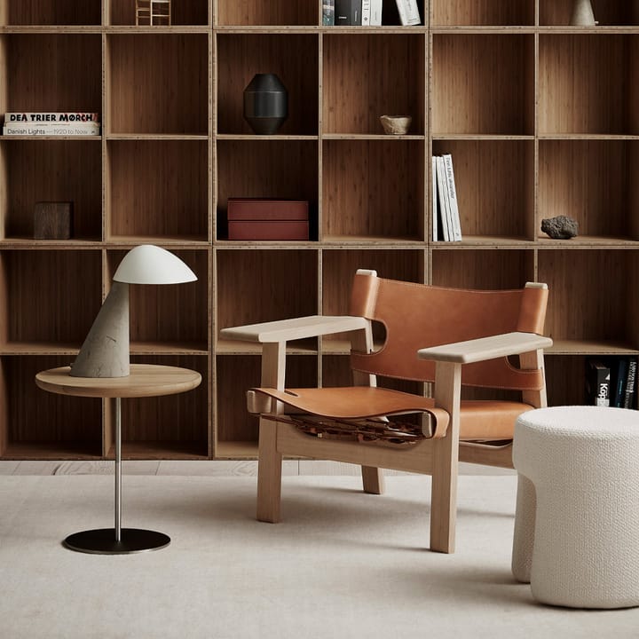 Fellow bordslampa, white, dark atlantico limestone Fredericia Furniture
