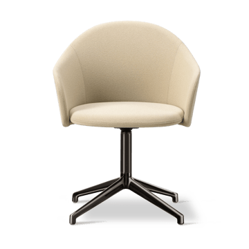 Gomo Armchair fåtölj swivel base 4-star - Mylla 221-flint - Fredericia Furniture