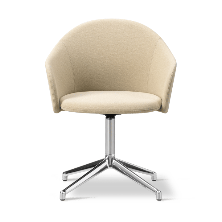 Gomo Armchair fåtölj swivel base 4-star - Mylla 811-polerad aluminium - Fredericia Furniture