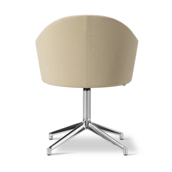 Gomo Armchair fåtölj swivel base 4-star, Mylla 811-polerad aluminium Fredericia Furniture