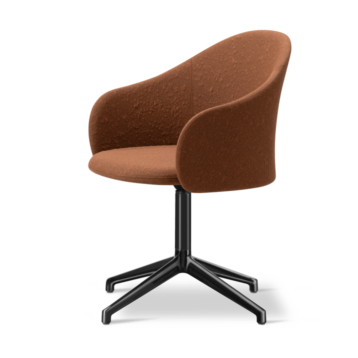 Gomo Armchair fåtölj swivel base 4-star, Myr 362-black Fredericia Furniture