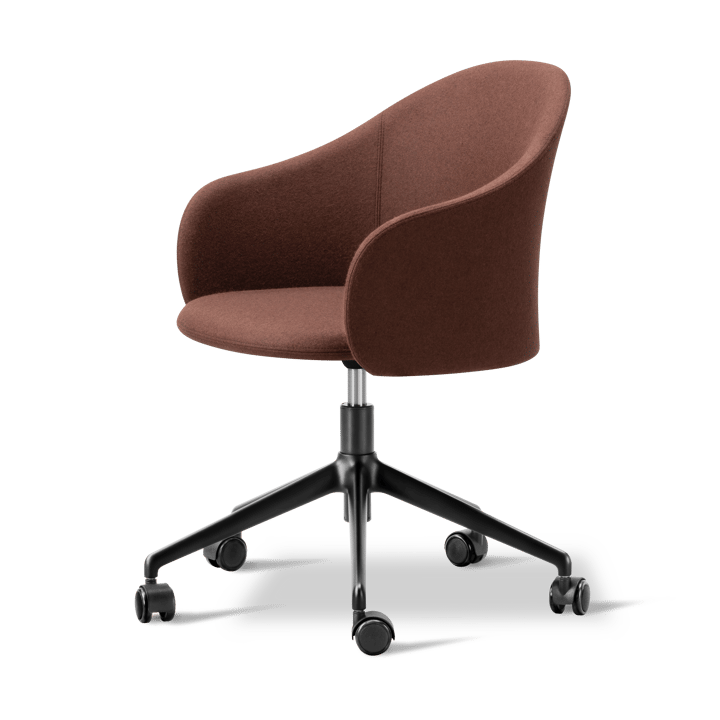 Gomo Armchair fåtölj swivel base 5-star, Blazer CUZ4D Dunalk-black Fredericia Furniture