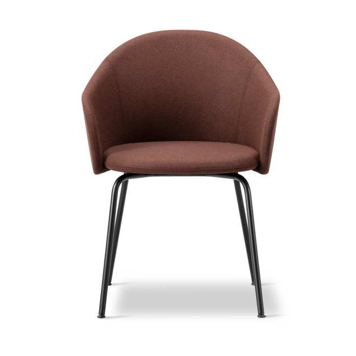 Gomo Armchair fåtölj tube base - Blazer CUZ4D Dunalk-black - Fredericia Furniture