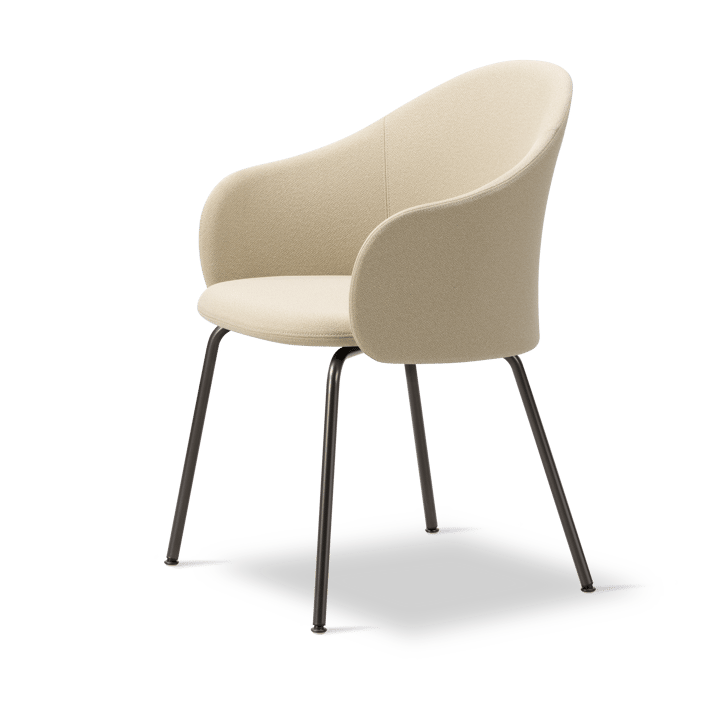 Gomo Armchair fåtölj tube base, Mylla 221-flint Fredericia Furniture