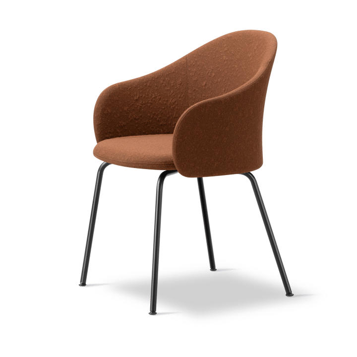 Gomo Armchair fåtölj tube base, Myr 362-black Fredericia Furniture