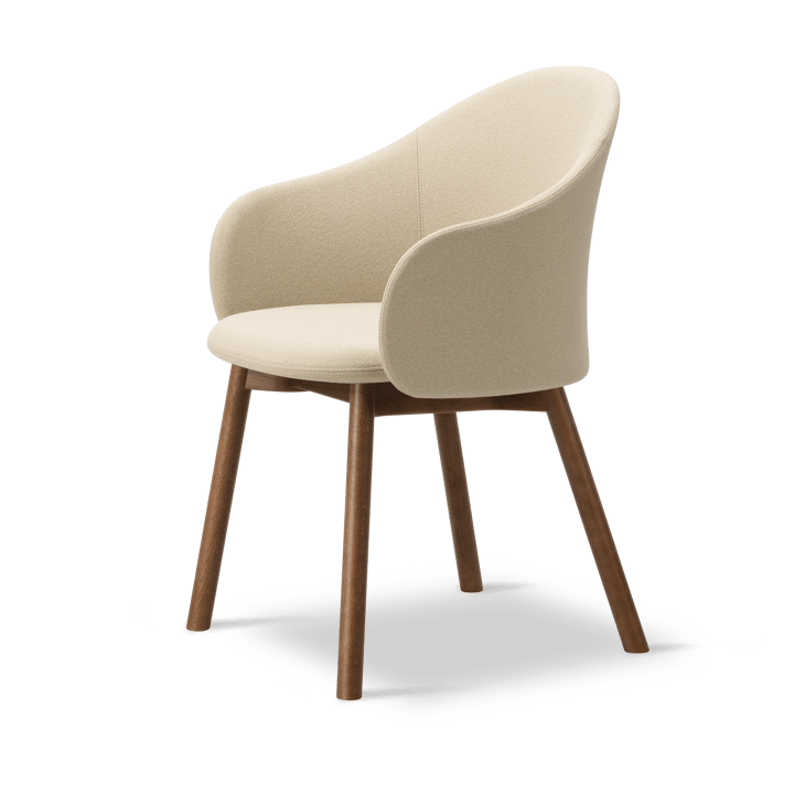 Gomo Armchair fåtölj wood base, Mylla 221-rökbetsad lackad ek Fredericia Furniture