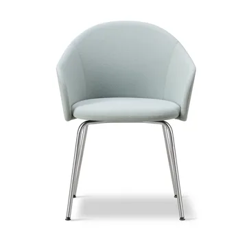 Gomo Armchair karmstol tube base - Mylla 811-rostfritt stål - Fredericia Furniture