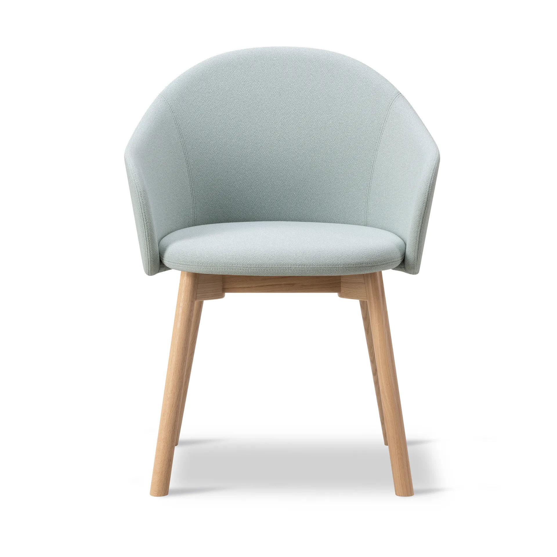 Gomo Armchair karmstol wood base, Mylla 811-lackerad ek Fredericia Furniture