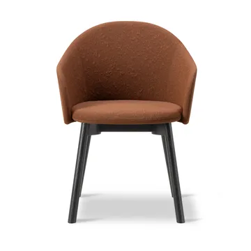 Gomo Armchair karmstol wood base - Myr 362-svartlackerad ek - Fredericia Furniture