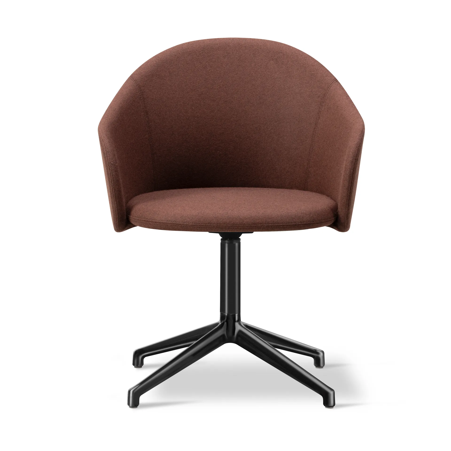 Gomo Armchair kontorsstol swivel base 4-star, Blazer CUZ4D-black Fredericia Furniture