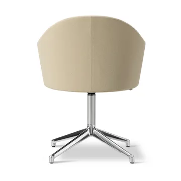 Gomo Armchair kontorsstol swivel base 4-star - Mylla 811-polerad aluminium - Fredericia Furniture