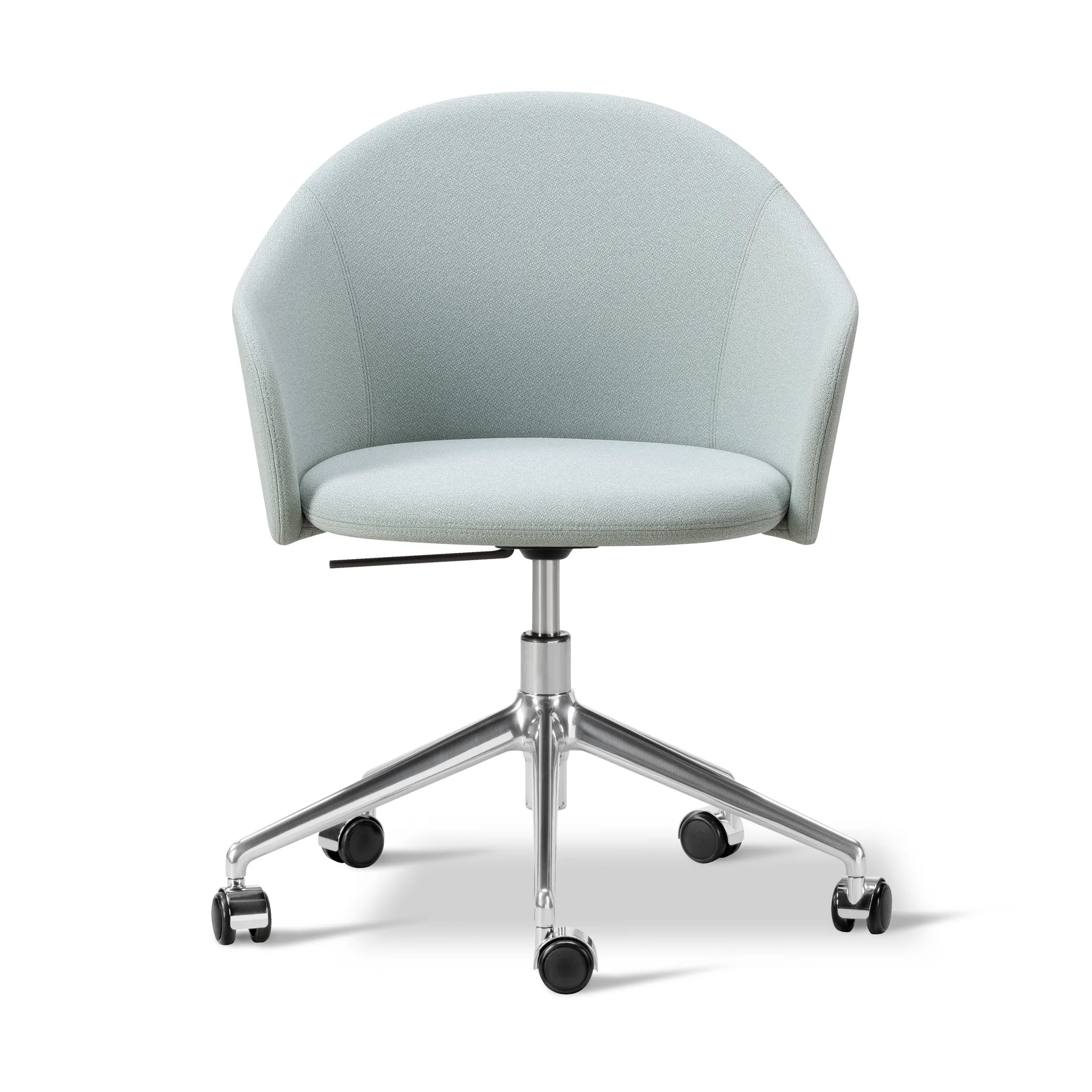 Gomo Armchair kontorsstol swivel base 5-star, Mylla 811-polerad aluminium Fredericia Furniture