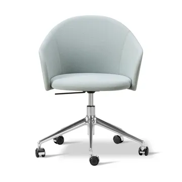 Gomo Armchair kontorsstol swivel base 5-star - Mylla 811-polerad aluminium - Fredericia Furniture