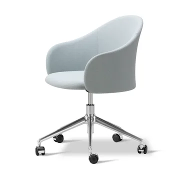 Gomo Armchair kontorsstol swivel base 5-star - Mylla 811-polerad aluminium - Fredericia Furniture