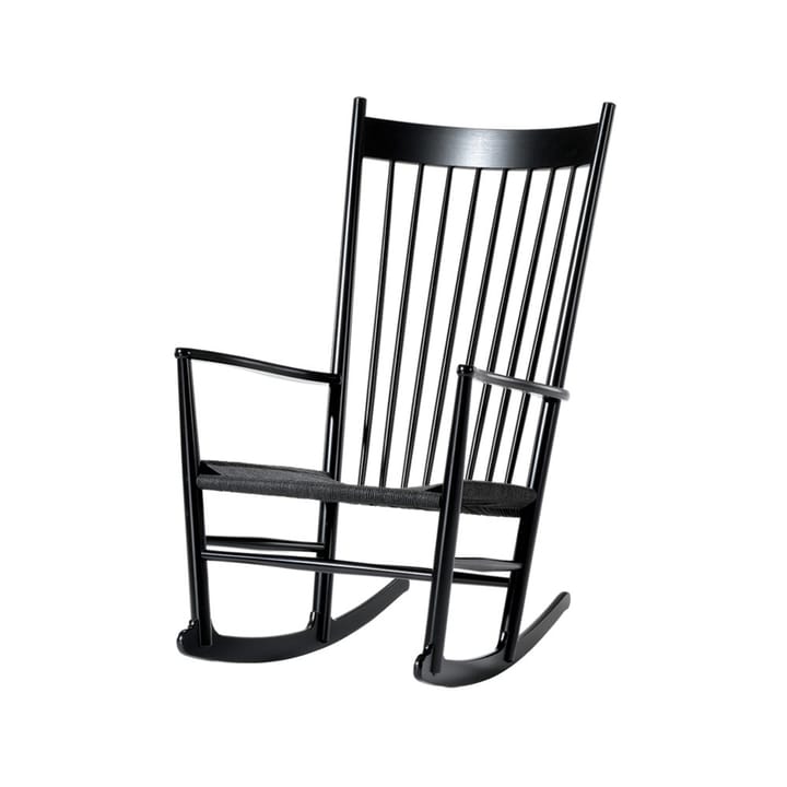 J16 gungstol - svart, svartlackad ek - Fredericia Furniture