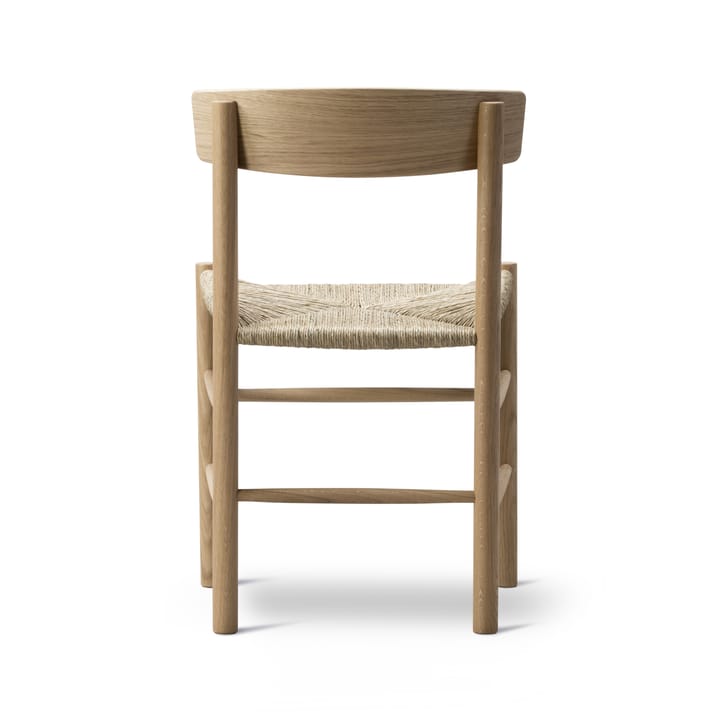 J39 Jubileum stol, ljus oljad ek, sjögräsflätad sits Fredericia Furniture