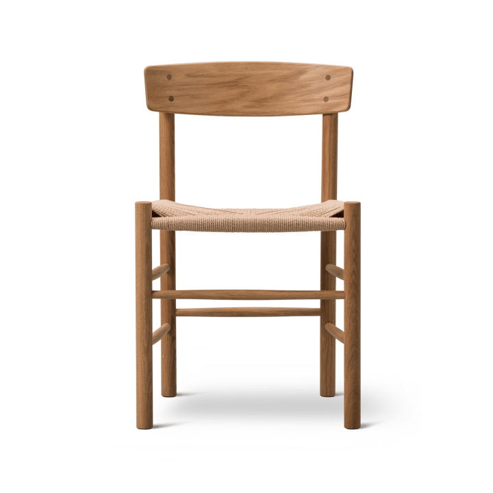 J39 stol - ek olja, flätning natur - Fredericia Furniture