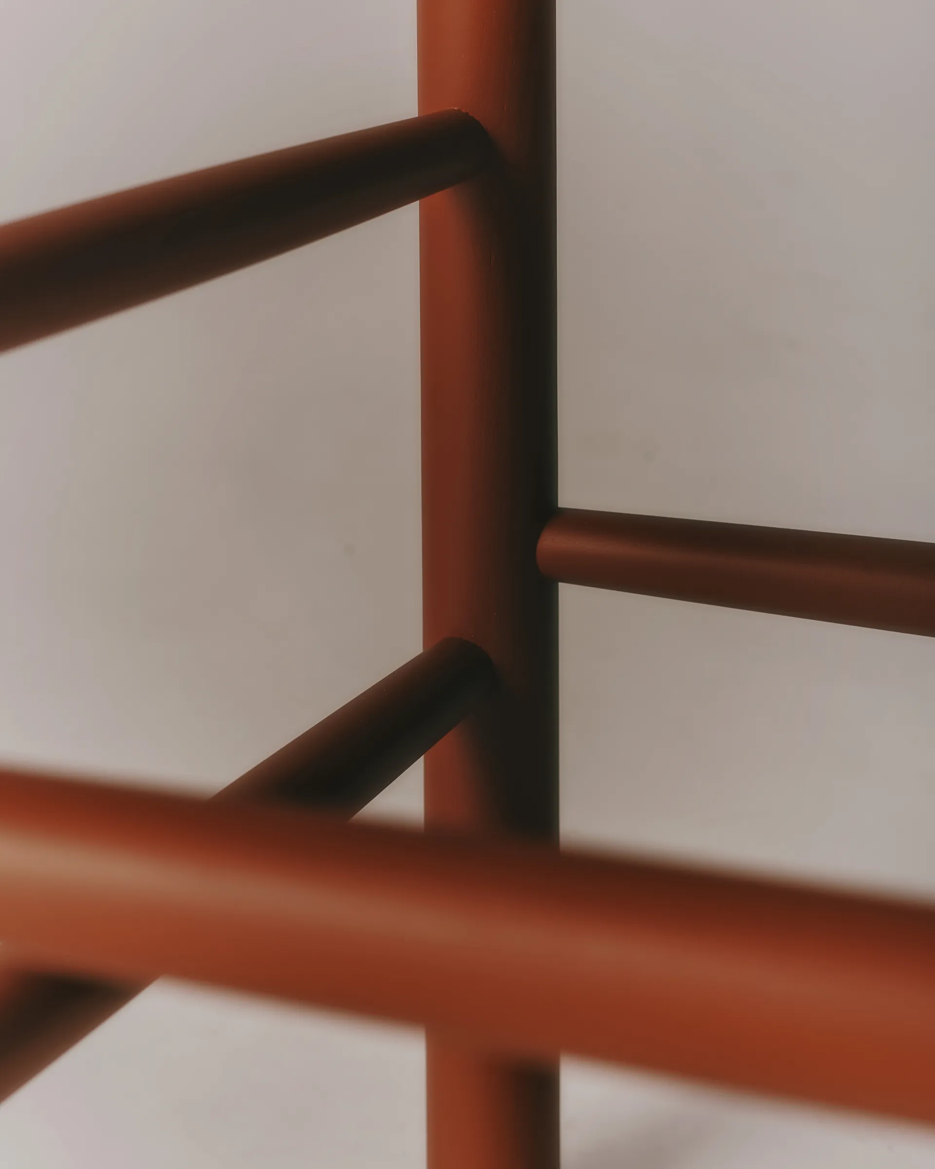 J39 stol, Herritage red-flätad natur Fredericia Furniture