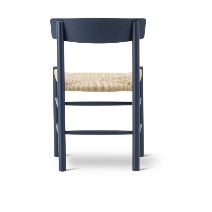 J39 stol, Indigo blue-flätad natur Fredericia Furniture