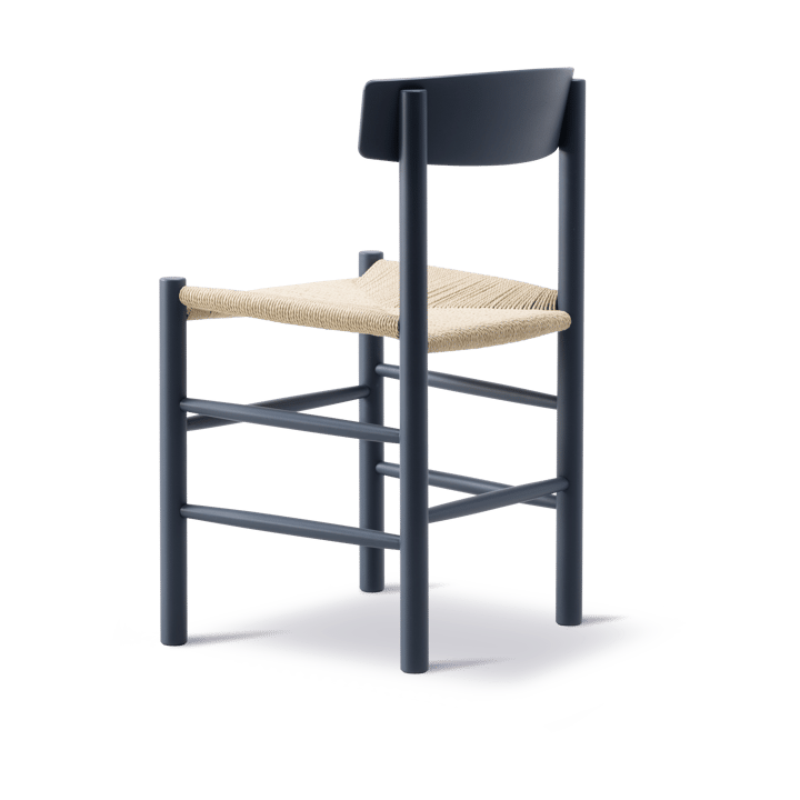 J39 stol, Indigo blue-flätad natur Fredericia Furniture