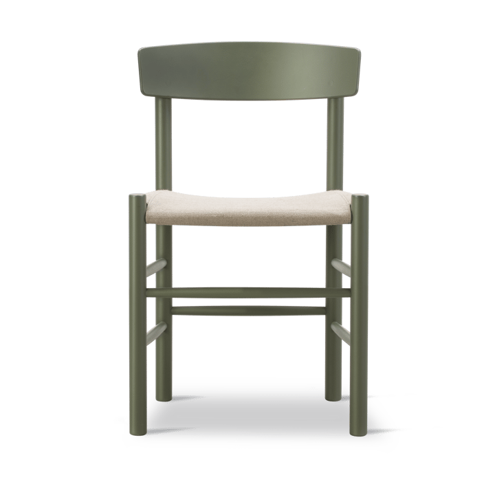 J39 stol - Khaki green-natur canvas - Fredericia Furniture