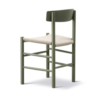 J39 stol - Khaki green-natur canvas - Fredericia Furniture