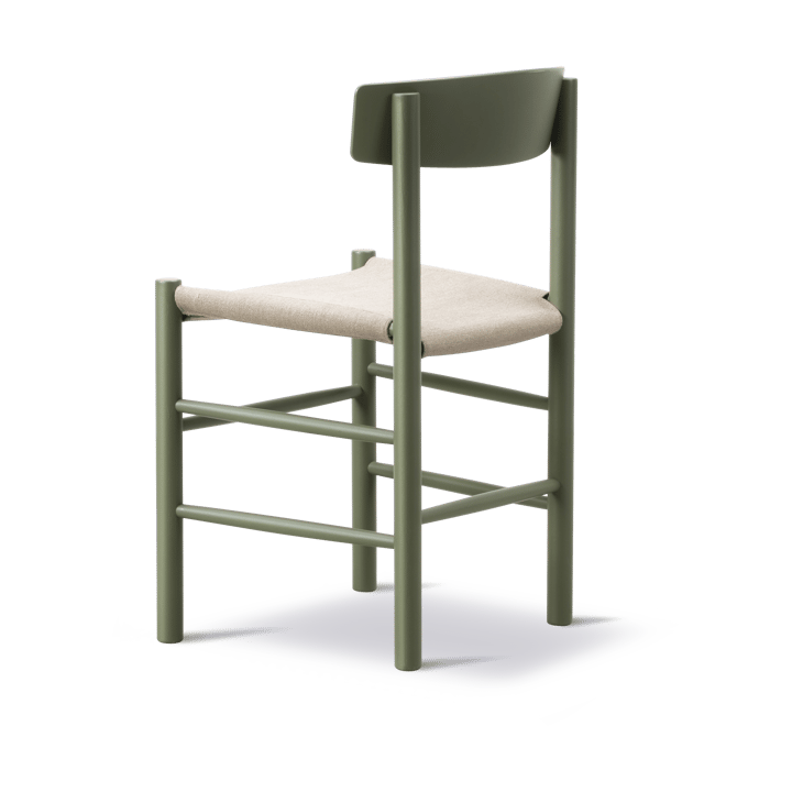 J39 stol, Khaki green-natur canvas Fredericia Furniture
