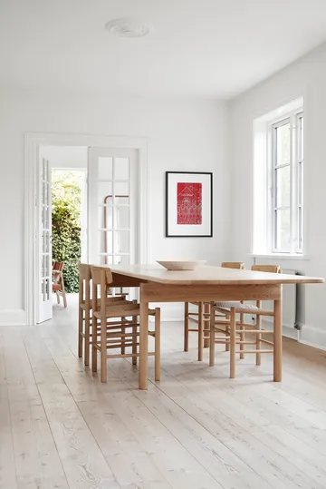J39 stol, Ljus oljad ek-flätad natur, 4-pack - Fredericia Furniture
