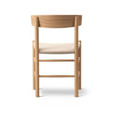 J39 stol - Ljusoljad ek-canvas natur - Fredericia Furniture