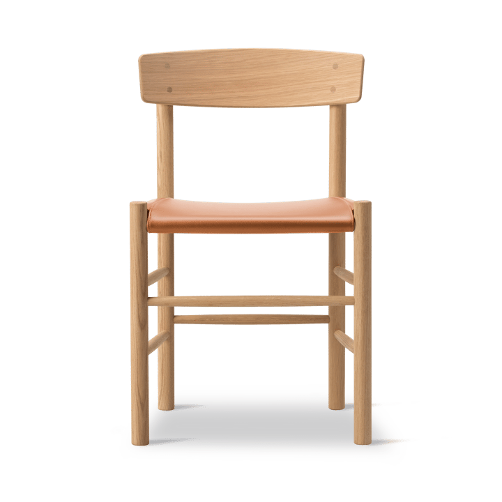 J39 stol - Ljusoljad ek-läder Omni 307 Cognac - Fredericia Furniture