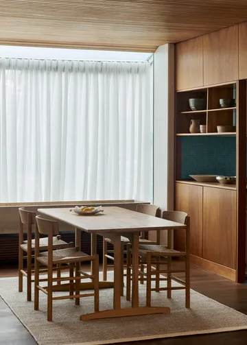 J39 stol, Oljad ek-flätad natur, 4-pack - Fredericia Furniture