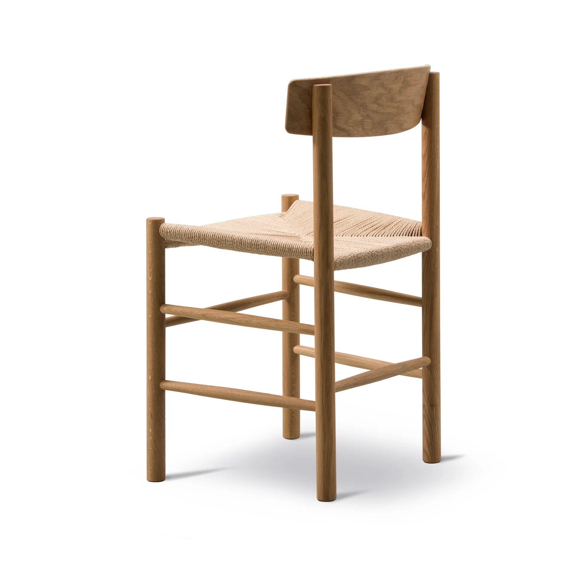 J39 stol, Oljad ek-flätad natur, 6-pack,  Fredericia Furniture