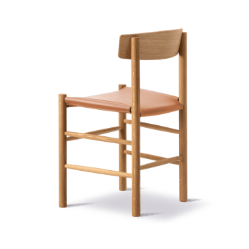 J39 stol - Oljad ek-läder Omni 307 cognac - Fredericia Furniture