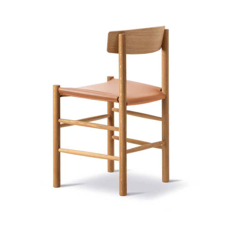 J39 stol, Oljad ek-läder Omni 307 cognac Fredericia Furniture