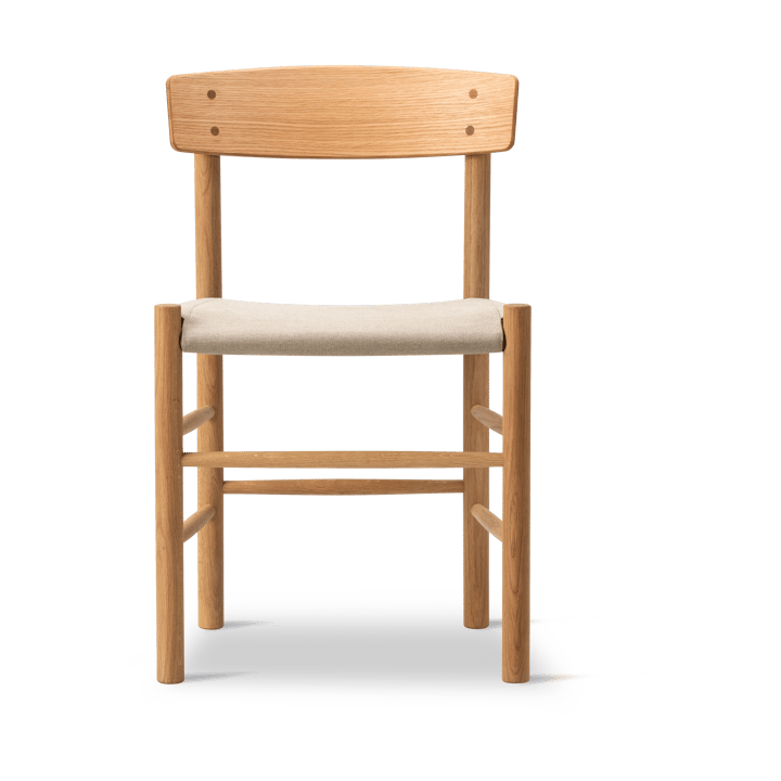 J39 stol - Oljad ek-natur canvas - Fredericia Furniture