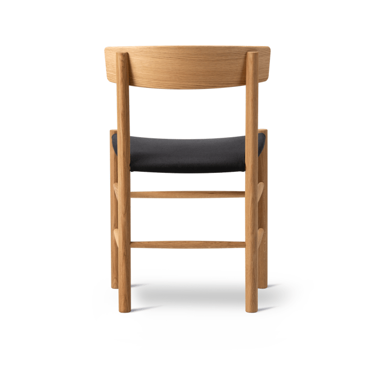 J39 stol, Oljad ek-svart canvas Fredericia Furniture