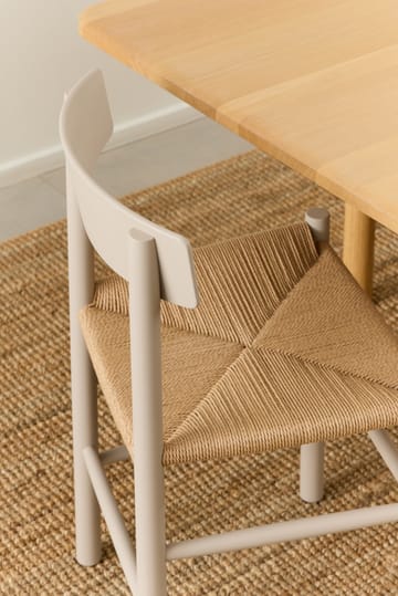J39 stol - Pebble grey-flätad natur - Fredericia Furniture
