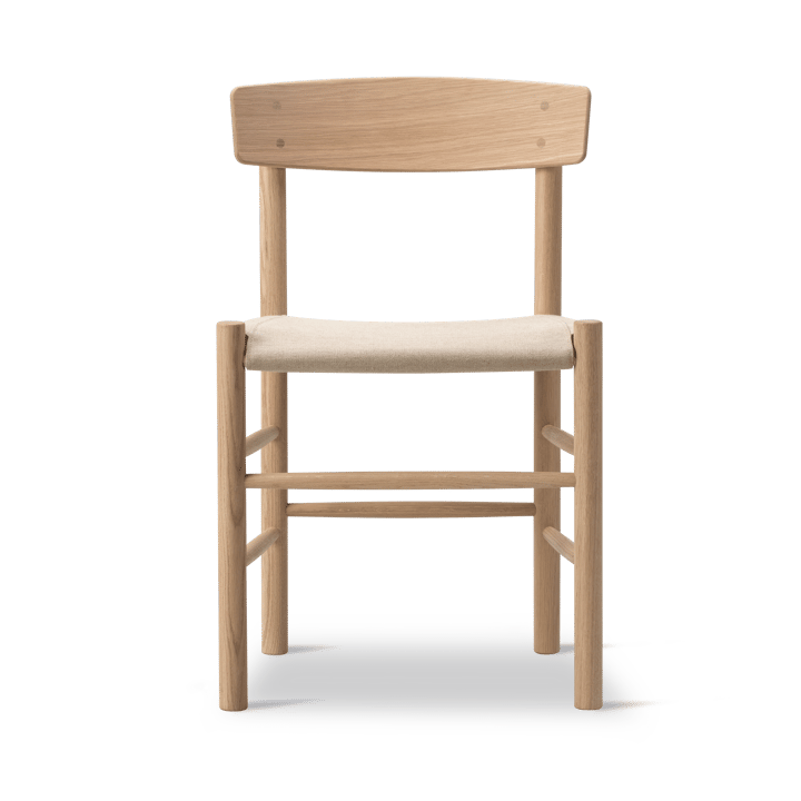J39 stol - Såpad ek-natur canvas - Fredericia Furniture