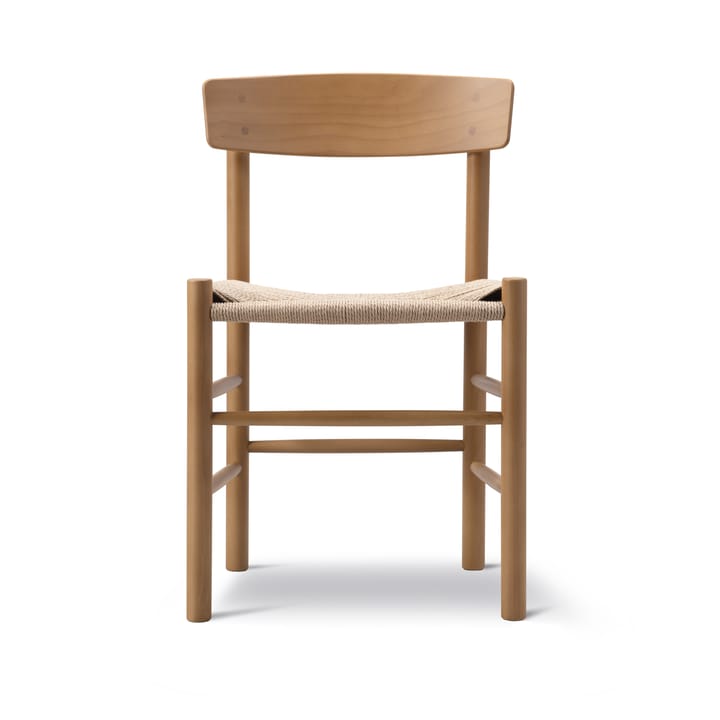 J39 stol, Vintage lacquered-flätad natur Fredericia Furniture