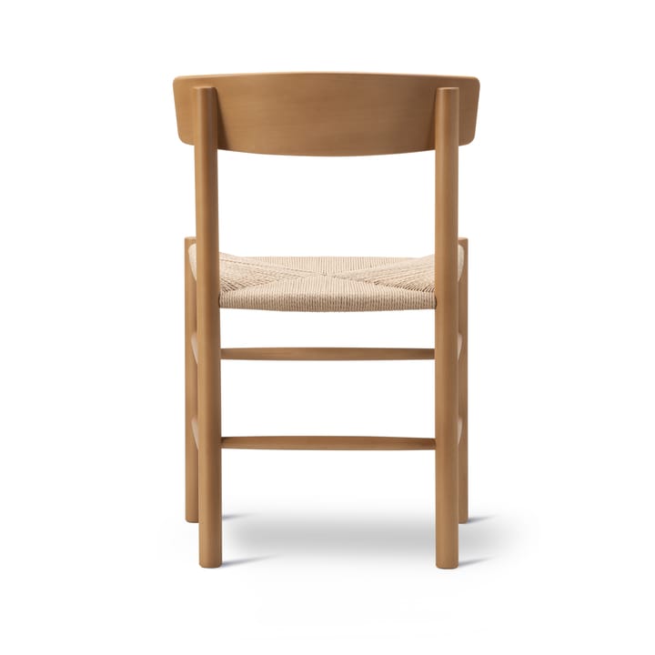 J39 stol, Vintage lacquered-flätad natur Fredericia Furniture