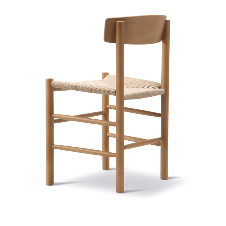 J39 stol, Vintage lacquered-flätad natur Fredericia Furniture