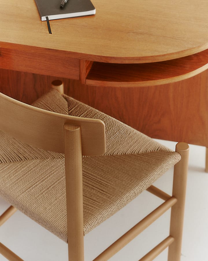 J39 stol, Vintage lacquered-flätad natur Fredericia Furniture