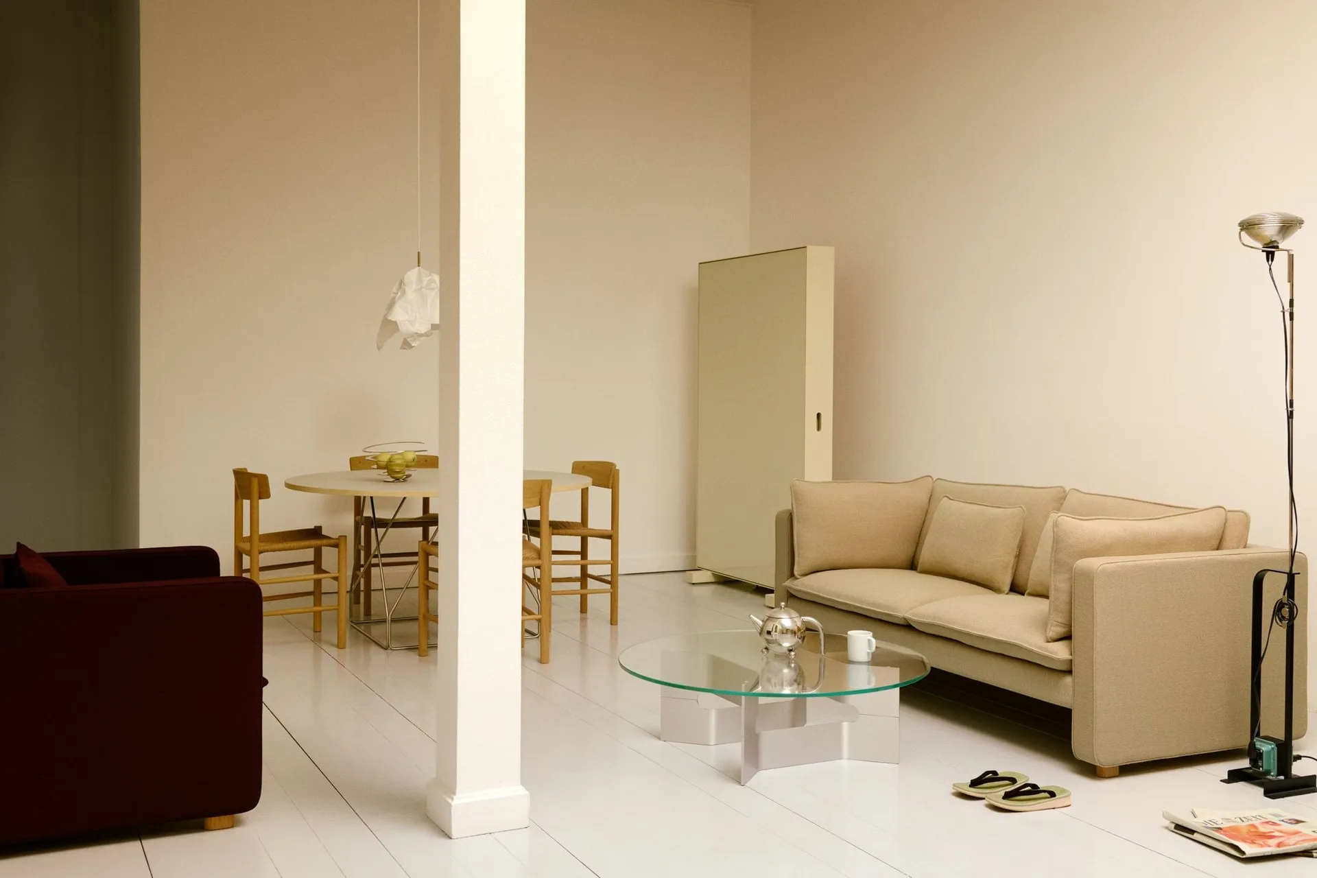 Jota soffa, Vidar 323-ljusoljad ek, 185 cm, 2-sits Fredericia Furniture